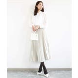 ボウ付きバンドカラーブラウス/洗える | MK MICHEL KLEIN | 詳細画像24 