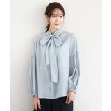 ボウ付きバンドカラーブラウス/洗える | MK MICHEL KLEIN | 詳細画像29 