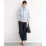 ボウ付きバンドカラーブラウス/洗える | MK MICHEL KLEIN | 詳細画像32 