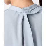 ボウ付きバンドカラーブラウス/洗える | MK MICHEL KLEIN | 詳細画像47 