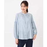 ボウ付きバンドカラーブラウス/洗える | MK MICHEL KLEIN | 詳細画像48 