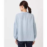 ボウ付きバンドカラーブラウス/洗える | MK MICHEL KLEIN | 詳細画像50 