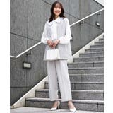 ボウ付きバンドカラーブラウス/洗える | MK MICHEL KLEIN | 詳細画像6 