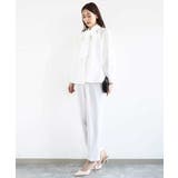 ボウ付きバンドカラーブラウス/洗える | MK MICHEL KLEIN | 詳細画像9 