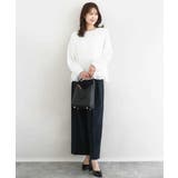 プリーツデザインブラウス/洗える | MK MICHEL KLEIN | 詳細画像4 