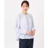 ラッフルフリルブラウス/洗える | MK MICHEL KLEIN | 詳細画像10 