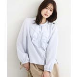 ラッフルフリルブラウス/洗える | MK MICHEL KLEIN | 詳細画像6 