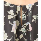 フレアースリーブ花柄シフォンブラウス/洗える | MK MICHEL KLEIN | 詳細画像25