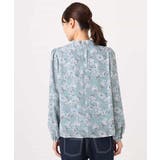 ボウタイ付き花柄シフォンブラウス/洗える | MK MICHEL KLEIN | 詳細画像22 