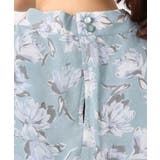 ボウタイ付き花柄シフォンブラウス/洗える | MK MICHEL KLEIN | 詳細画像24 