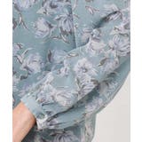 ボウタイ付き花柄シフォンブラウス/洗える | MK MICHEL KLEIN | 詳細画像25 