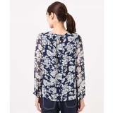 花柄シフォンブラウス/洗える | MK MICHEL KLEIN | 詳細画像24