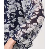 花柄シフォンブラウス/洗える | MK MICHEL KLEIN | 詳細画像27