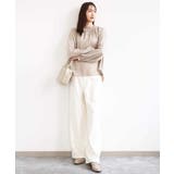 サテンフリルネックブラウス/接触冷感/UVカット/洗える | MK MICHEL KLEIN | 詳細画像10 