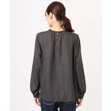 サテンフリルネックブラウス/接触冷感/UVカット/洗える | MK MICHEL KLEIN | 詳細画像17 