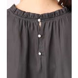 サテンフリルネックブラウス/接触冷感/UVカット/洗える | MK MICHEL KLEIN | 詳細画像19 