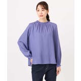 サテンフリルネックブラウス/接触冷感/UVカット/洗える | MK MICHEL KLEIN | 詳細画像25 