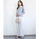 コットン混ベーシックシャツ（無地）/接触冷感/防シワ/洗える | MK MICHEL KLEIN | 詳細画像12 