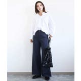 コットン混ベーシックシャツ（無地）/接触冷感/防シワ/洗える | MK MICHEL KLEIN | 詳細画像4 