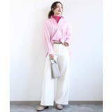 コットン混ベーシックシャツ（無地）/接触冷感/防シワ/洗える | MK MICHEL KLEIN | 詳細画像44 