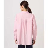 コットン混ベーシックシャツ（無地）/接触冷感/防シワ/洗える | MK MICHEL KLEIN | 詳細画像51 