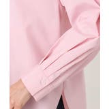 コットン混ベーシックシャツ（無地）/接触冷感/防シワ/洗える | MK MICHEL KLEIN | 詳細画像54 