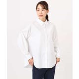 コットン混ベーシックシャツ（無地）/接触冷感/防シワ/洗える | MK MICHEL KLEIN | 詳細画像59 