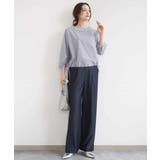 ロールネック ギャザースリーブブラウス/接触冷感/洗える | MK MICHEL KLEIN | 詳細画像14