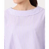 ロールネック ギャザースリーブブラウス/接触冷感/洗える | MK MICHEL KLEIN | 詳細画像2