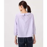 ロールネック ギャザースリーブブラウス/接触冷感/洗える | MK MICHEL KLEIN | 詳細画像34