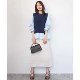 キャンディースリーブブラウス×ニットベスト ツインセット/洗える | MK MICHEL KLEIN | 詳細画像11