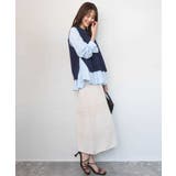 キャンディースリーブブラウス×ニットベスト ツインセット/洗える | MK MICHEL KLEIN | 詳細画像12