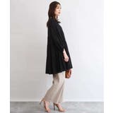 Vネックコットンシフォンチュニックブラウス/洗える | MK MICHEL KLEIN | 詳細画像5 