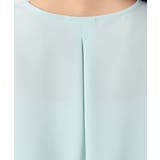 Vネックサテンブラウス/洗える | MK MICHEL KLEIN | 詳細画像18 