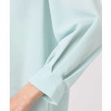 Vネックサテンブラウス/洗える | MK MICHEL KLEIN | 詳細画像19 