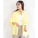 リネン混カラーシャツブラウス/接触冷感/洗える | MK MICHEL KLEIN | 詳細画像12 