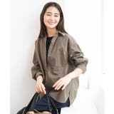 リネン混カラーシャツブラウス/接触冷感/洗える | MK MICHEL KLEIN | 詳細画像20 