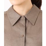 リネン混カラーシャツブラウス/接触冷感/洗える | MK MICHEL KLEIN | 詳細画像27 