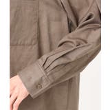 リネン混カラーシャツブラウス/接触冷感/洗える | MK MICHEL KLEIN | 詳細画像29 