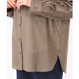 リネン混カラーシャツブラウス/接触冷感/洗える | MK MICHEL KLEIN | 詳細画像30 