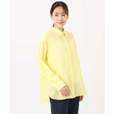 リネン混カラーシャツブラウス/接触冷感/洗える | MK MICHEL KLEIN | 詳細画像33 