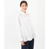 リネン混カラーシャツブラウス/接触冷感/洗える | MK MICHEL KLEIN | 詳細画像37 