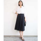 リネン混カラーシャツブラウス/接触冷感/洗える | MK MICHEL KLEIN | 詳細画像8 