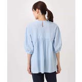 コットンピンタックチュニックブラウス/洗える | MK MICHEL KLEIN | 詳細画像12 