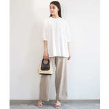 コットンピンタックチュニックブラウス/洗える | MK MICHEL KLEIN | 詳細画像3 