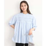 コットンピンタックチュニックブラウス/洗える | MK MICHEL KLEIN | 詳細画像6 