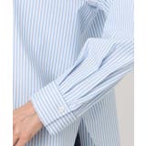 コットン混ベーシックシャツ（ストライプ）/接触冷感/防シワ/洗える | MK MICHEL KLEIN | 詳細画像19 