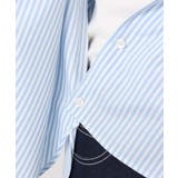 コットン混ベーシックシャツ（ストライプ）/接触冷感/防シワ/洗える | MK MICHEL KLEIN | 詳細画像23 