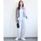 コットン混ベーシックシャツ（ストライプ）/接触冷感/防シワ/洗える | MK MICHEL KLEIN | 詳細画像3 