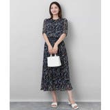 フラワードットプリントシフォンブラウス/洗える | MK MICHEL KLEIN | 詳細画像10